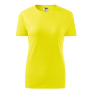 Tee-shirt femme Classic New 133 - jaune citron