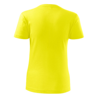 Tee-shirt femme Classic New 133 - jaune citron