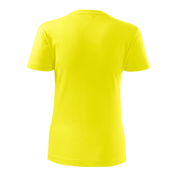 Tee-shirt femme Classic New 133 - jaune citron