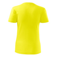 Tee-shirt femme Classic New 133 - jaune citron