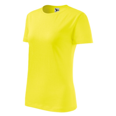 Tee-shirt femme Classic New 133 - jaune citron