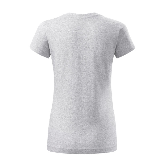 Tee-shirt femme Basic 134 - gris chiné clair