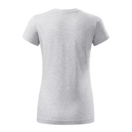 Tee-shirt femme Basic 134 - gris chiné clair