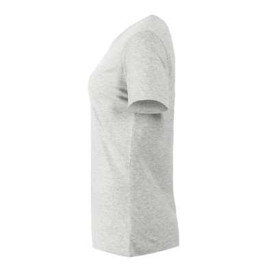 Tee-shirt femme Basic 134 - gris chiné clair