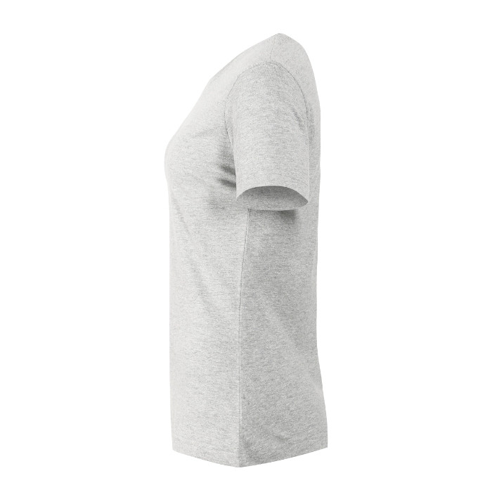 Tee-shirt femme Basic 134 - gris chiné clair