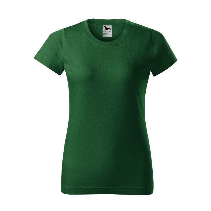 Tee-shirt femme Basic 134 - vert bouteille