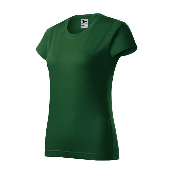 Tee-shirt femme Basic 134 - vert bouteille