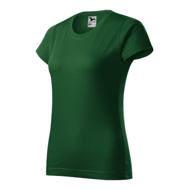 Tee-shirt femme Basic 134 - vert bouteille