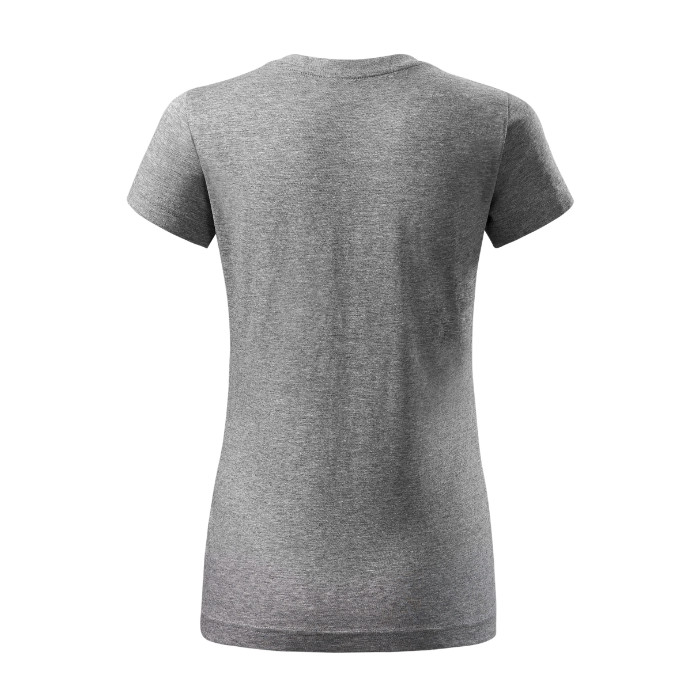 Tee-shirt femme Basic 134 - gris chiné foncé