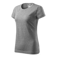 Tee-shirt femme Basic 134 - gris chiné foncé