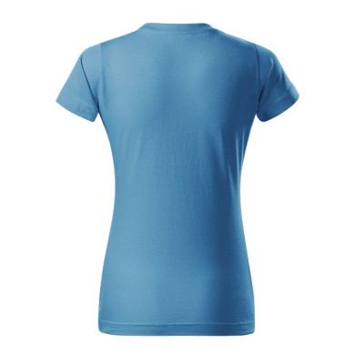 Tee-shirt femme Basic 134 - bleu azur