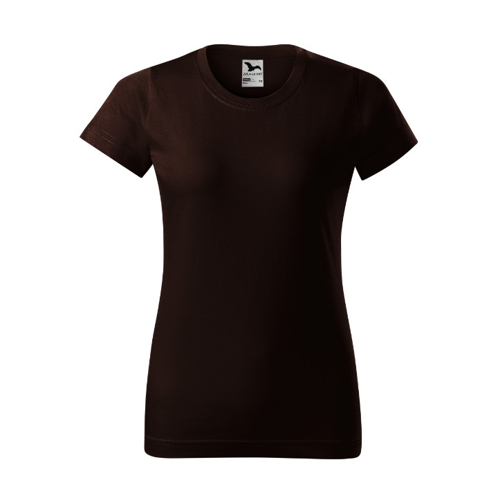 Tee-shirt femme Basic 134 - café