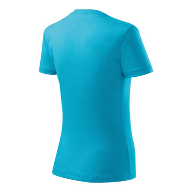 Tee-shirt femme Basic 134 - turquoise