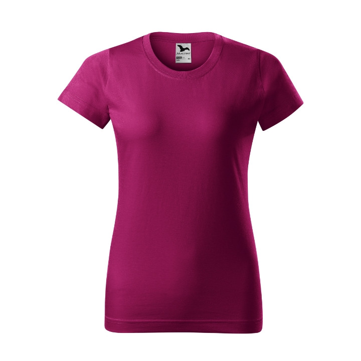 Tee-shirt femme Basic 134 - fuchsia red