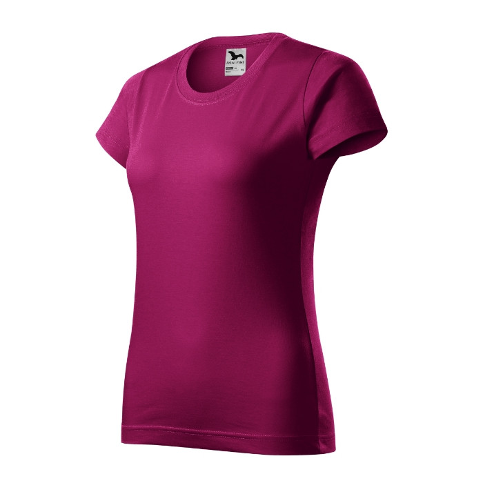 Tee-shirt femme Basic 134 - fuchsia red