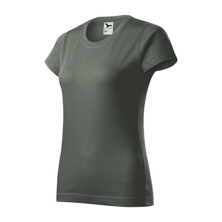 Tee-shirt femme Basic 134 - castor gray