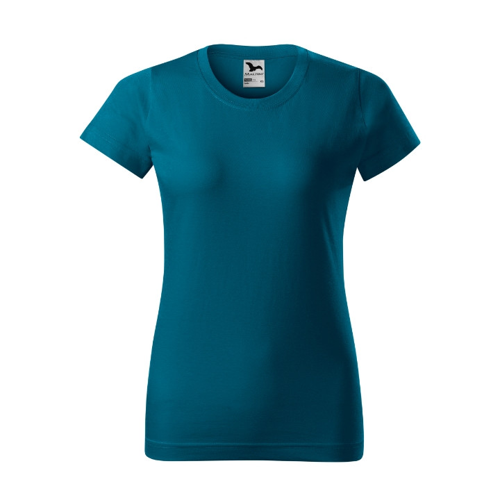 Tee-shirt femme Basic 134 - bleu pétrole