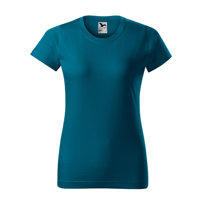Tee-shirt femme Basic 134 - bleu pétrole