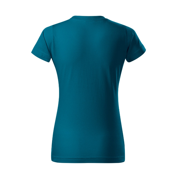 Tee-shirt femme Basic 134 - bleu pétrole