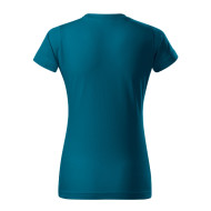 Tee-shirt femme Basic 134 - bleu pétrole