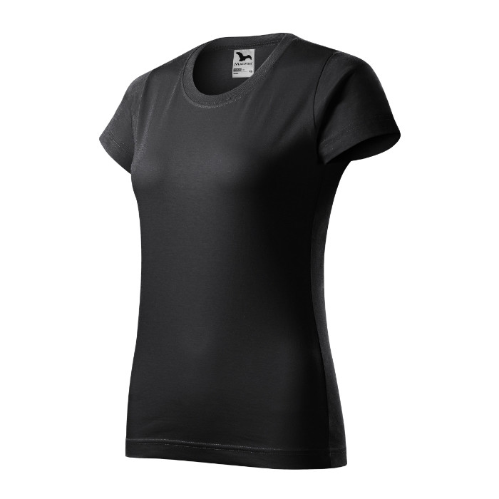 Tee-shirt femme Basic 134 - ebony gray