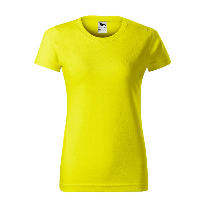 Tee-shirt femme Basic 134 - jaune citron