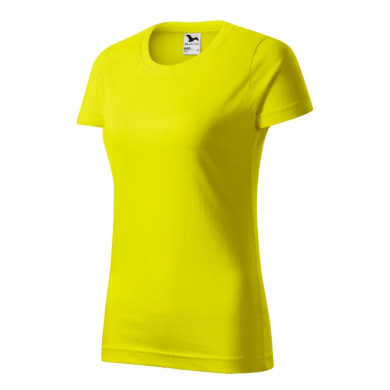 Tee-shirt femme Basic 134 - jaune citron