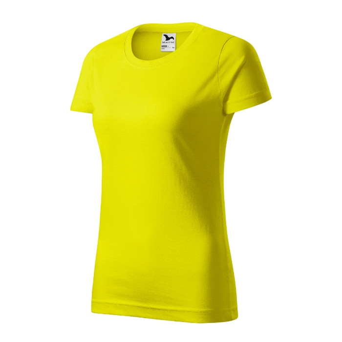 Tee-shirt femme Basic 134 - jaune citron