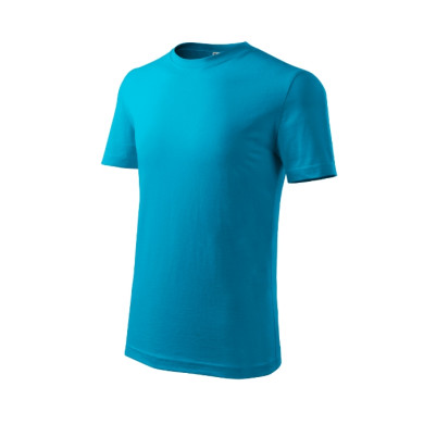 Tee-shirt enfant Classic New 135 - turquoise