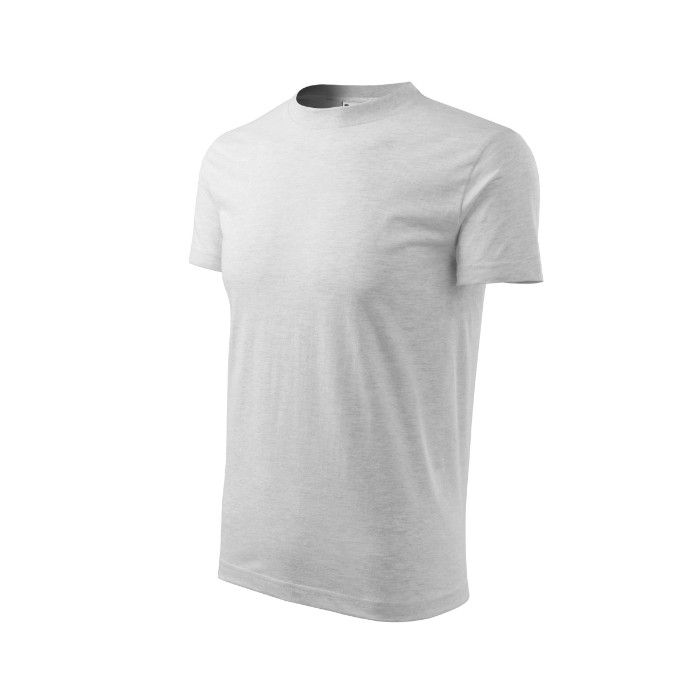 Tee-shirt enfant Basic 138 - gris chiné clair