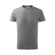 Tee-shirt enfant Basic 138 - gris chiné foncé