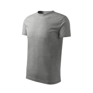 Tee-shirt enfant Basic 138 - gris chiné foncé