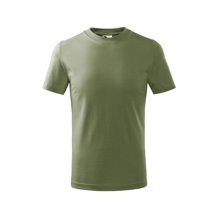 Tee-shirt enfant Basic 138 - kaki clair
