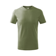 Tee-shirt enfant Basic 138 - kaki clair