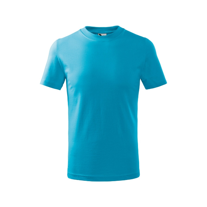 Tee-shirt enfant Basic 138 - turquoise