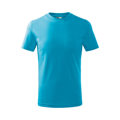 Tee-shirt enfant Basic 138 - turquoise