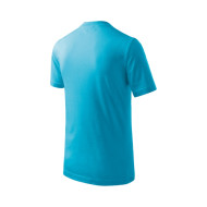 Tee-shirt enfant Basic 138 - turquoise