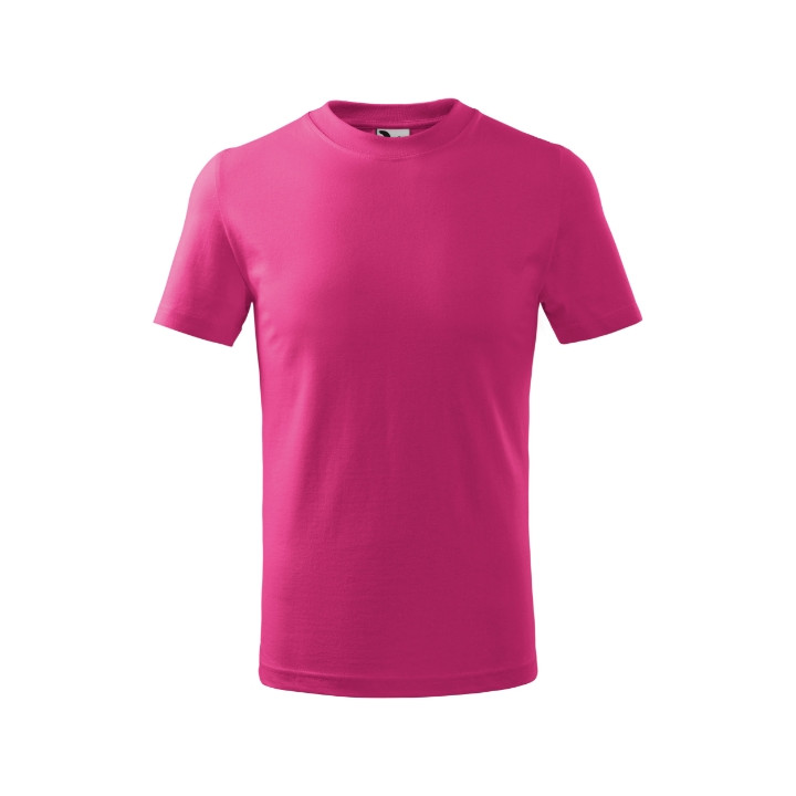 Tee-shirt enfant Basic 138 - framboise