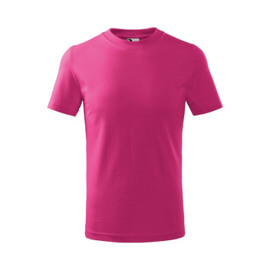 Tee-shirt enfant Basic 138 - framboise