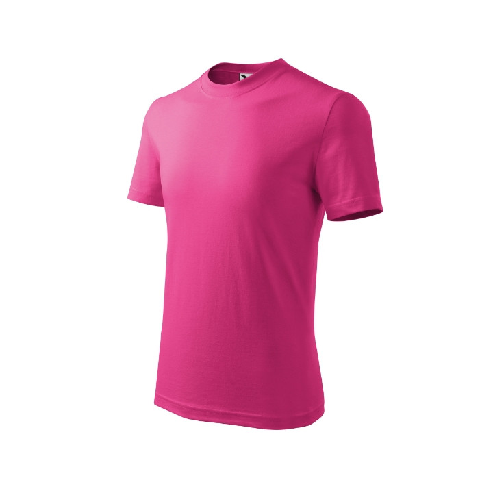 Tee-shirt enfant Basic 138 - framboise
