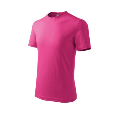 Tee-shirt enfant Basic 138 - framboise