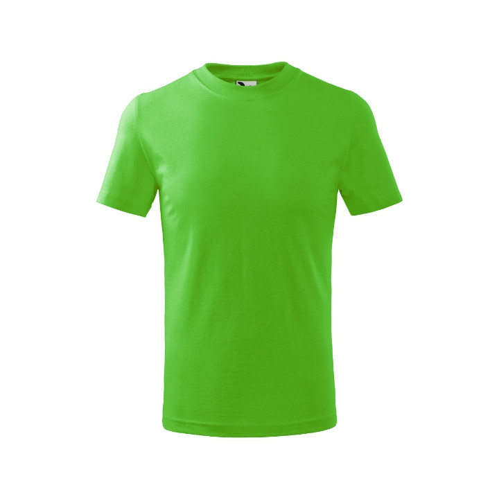 Tee-shirt enfant Basic 138 - vert pomme
