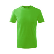 Tee-shirt enfant Basic 138 - vert pomme