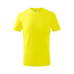 Tee-shirt enfant Basic 138 - jaune citron