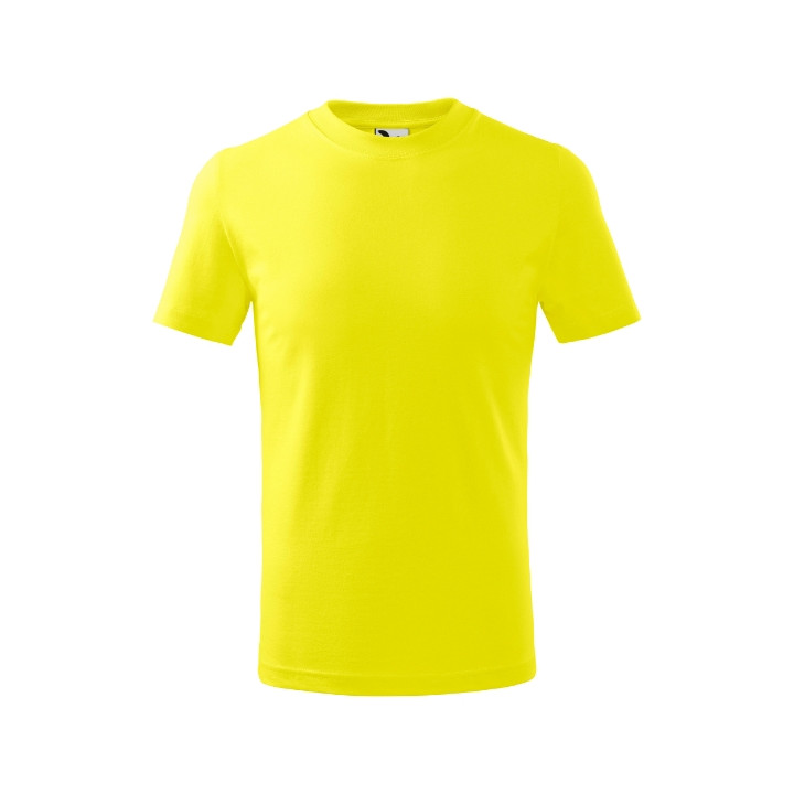 Tee-shirt enfant Basic 138 - jaune citron