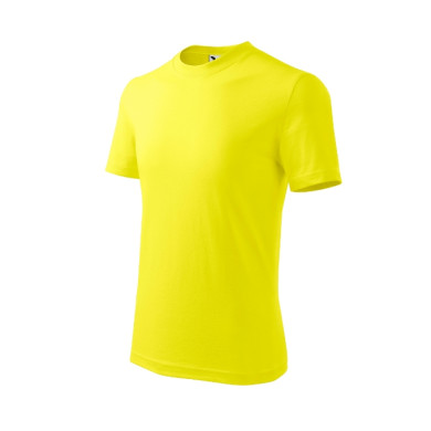 Tee-shirt enfant Basic 138 - jaune citron