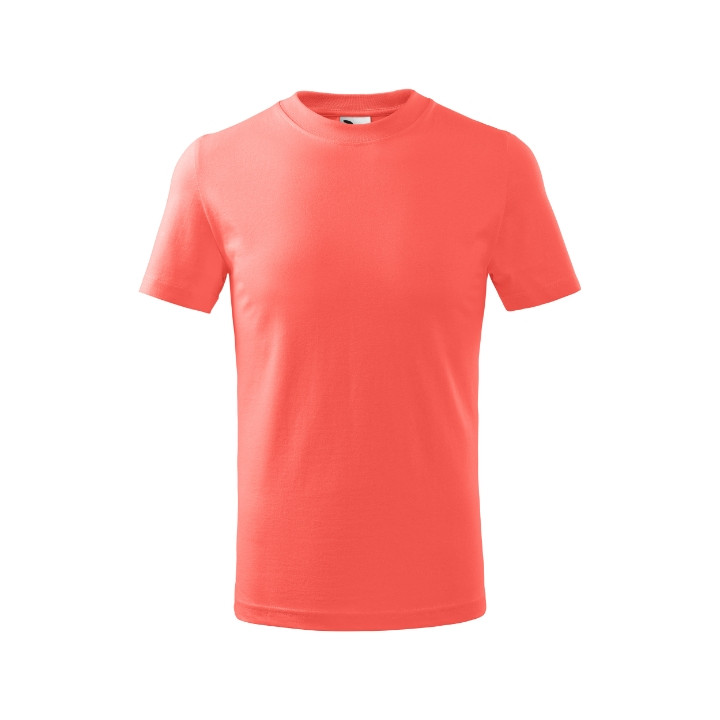 Tee-shirt enfant Basic 138 - coral