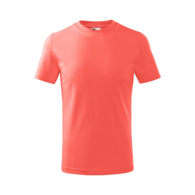Tee-shirt enfant Basic 138 - coral