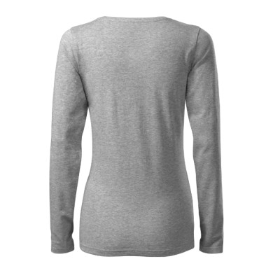 Tee-shirt femme Slim 139 - gris chiné foncé