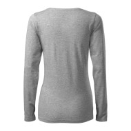 Tee-shirt femme Slim 139 - gris chiné foncé